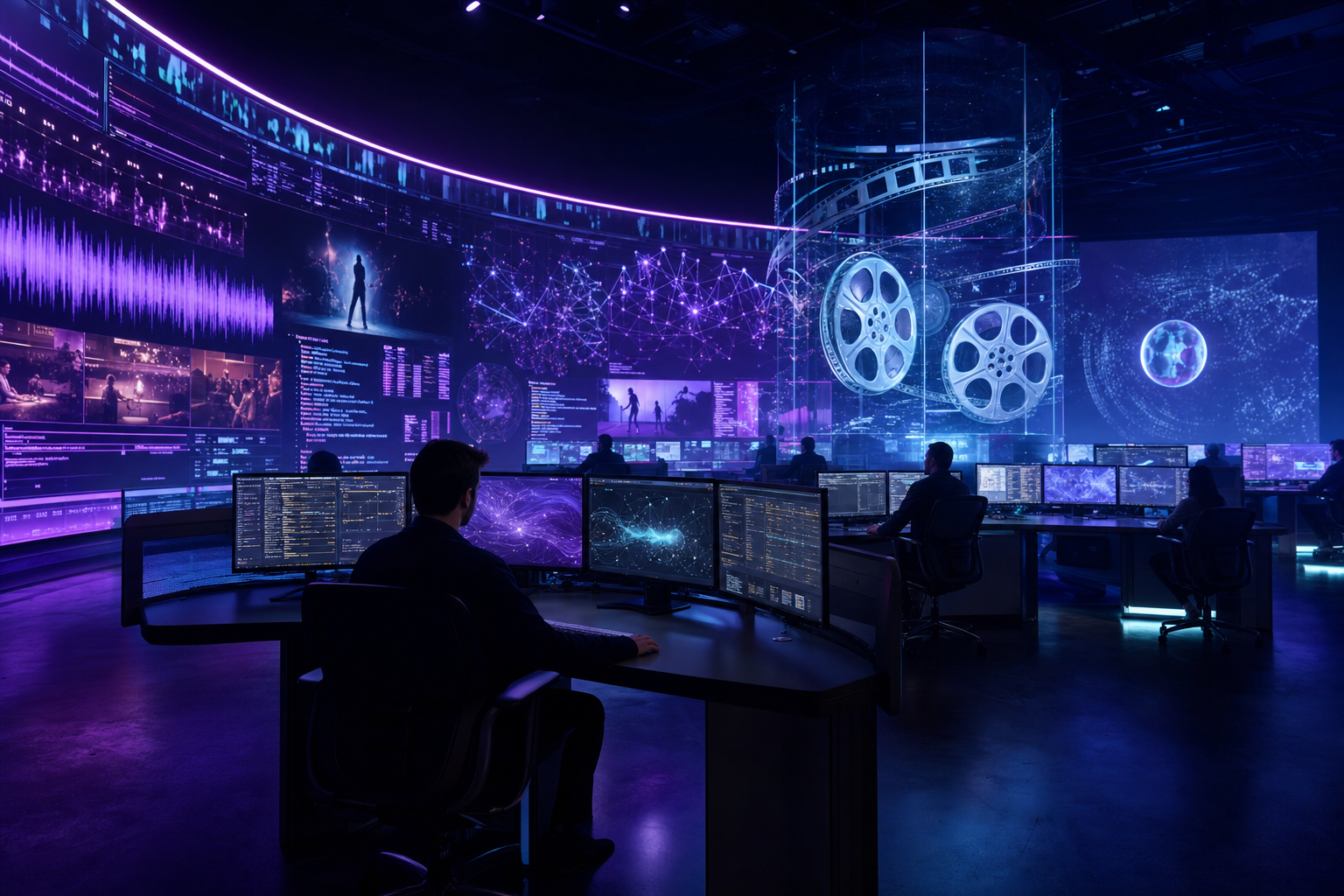 AI-powered media and entertainment technology operations center